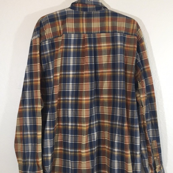 Arrow Men’s Button Down Plaid Dress Shirt XXL - Picture 4 of 7